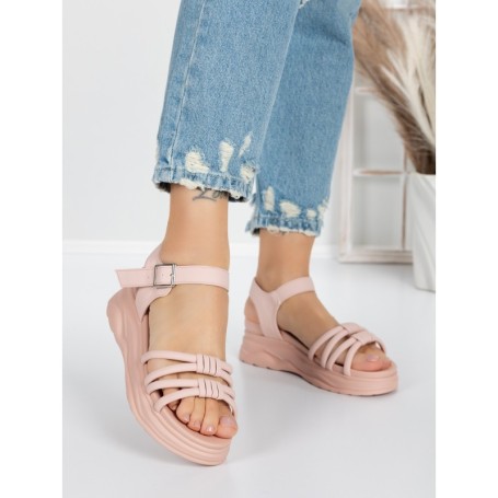 Sandale Dama cu Platforma 3H18 PINK | MEI