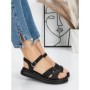 Sandale Dama cu Talpa Joasa 5WL30 BLACK | MEI