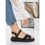 Sandale Dama cu Talpa Joasa 5WL30 BLACK | MEI