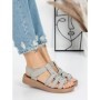 Sandale Dama cu Talpa Joasa 5XJ53 GREY | MEI