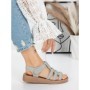 Sandale Dama cu Talpa Joasa 5XJ53 GREY | MEI