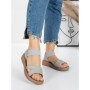 Sandale Dama cu Talpa Joasa 5XJ55 GREY | MEI