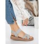 Sandale Dama cu Talpa Joasa 5XJ55 GREY | MEI