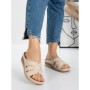 Papuci Dama cu Talpa Joasa 5GZ33 NUDE | MEI