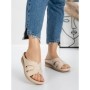 Papuci Dama cu Talpa Joasa 5GZ33 NUDE | MEI