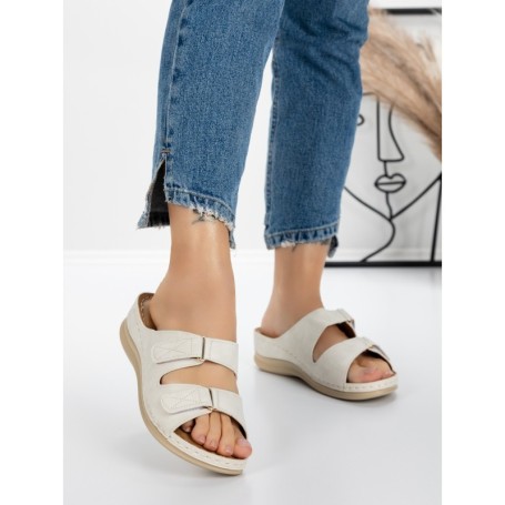 Papuci Dama cu Talpa Joasa 5GZ35 BEIGE | MEI