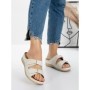 Papuci Dama cu Talpa Joasa 5GZ35 BEIGE | MEI