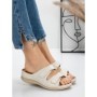 Papuci Dama cu Talpa Joasa 5GZ35 BEIGE | MEI