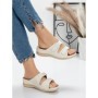 Papuci Dama cu Talpa Joasa 5GZ35 BEIGE | MEI