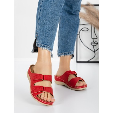 Papuci Dama cu Talpa Joasa 5GZ35 RED | MEI