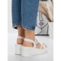 Sandale Dama cu Platforma 5LM1 WHITE | MEI