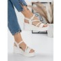 Sandale Dama cu Platforma 5LM1 WHITE | MEI