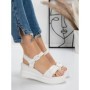 Sandale Dama cu Platforma 5LM2 WHITE | MEI