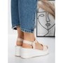 Sandale Dama cu Platforma 5LM2 BEIGE | MEI