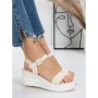 Sandale Dama cu Platforma 5LM5 BEIGE | MEI