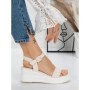 Sandale Dama cu Platforma 5LM5 BEIGE | MEI