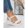 Sandale Dama cu Platforma 5LM5 WHITE | MEI