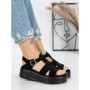 Sandale Dama cu Platforma 5GZ11 BLACK | MEI