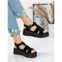 Sandale Dama cu Platforma 5GZ11 BLACK | MEI