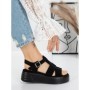Sandale Dama cu Platforma 5GZ11 BLACK | MEI