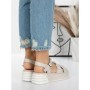 Sandale Dama cu Platforma 5GZ11 BEIGE | MEI