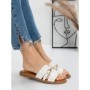 Papuci Dama cu Talpa Joasa 5PT8 WHITE | MEI