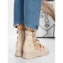 Sandale Dama cu Platforma 3H20 BEIGE | MEI