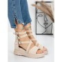Sandale Dama cu Platforma 3H20 BEIGE | MEI