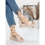Sandale Dama cu Platforma 3H20 BEIGE | MEI