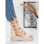 Sandale Dama cu Platforma 3H20 BEIGE | MEI