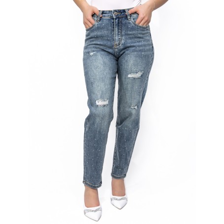 Blugi Dama RF086 ALBASTRU | MINA