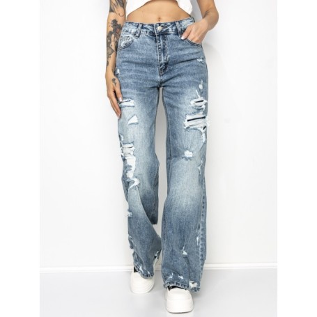 Blugi Dama L1171 ALBASTRU | FASHION