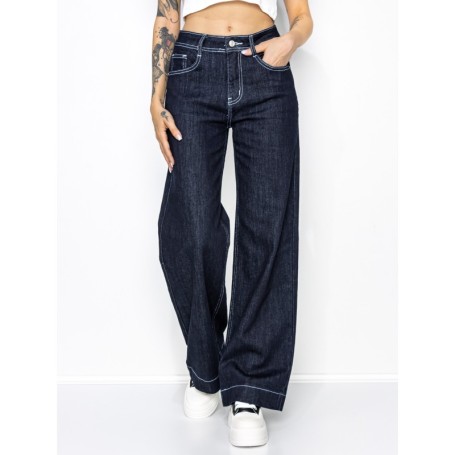 Blugi Dama L5610 ALBASTRU INCHIS | FASHION