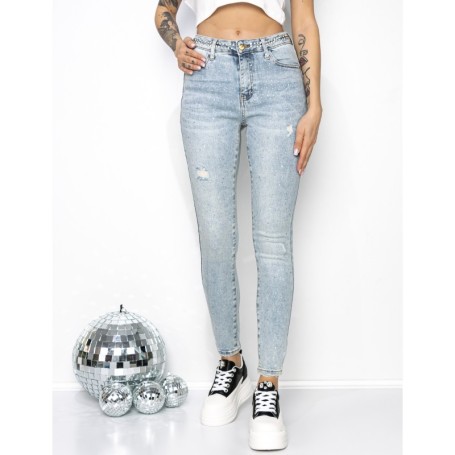 Blugi Dama SZ2888-H ALBASTRU | FASHION