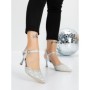 Pantofi Stiletto 5GZ65 SILVER | MEI