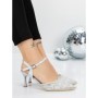 Pantofi Stiletto 5GZ65 SILVER | MEI