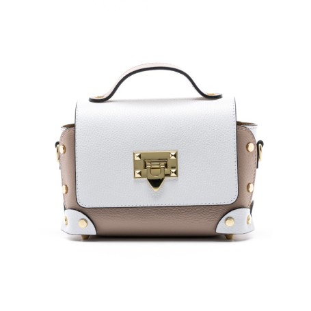 Genti Dama Din Piele Naturala GD32 WHITE-BEIGE | FORSETI