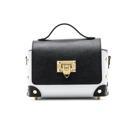 Genti Dama Din Piele Naturala GD32 BLACK-WHITE | FORSETI