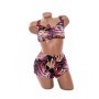 Costum de baie dama L909-2 NEGRU-VISINIU | MEINA