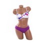Costum de baie dama F333 ALB-MOV | MEINA