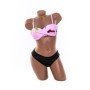 Costum de baie dama F333 ROZ-NEGRU | MEINA
