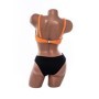 Costum de baie dama F118 PORTOCALIU-NEGRU | MEINA