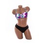 Costum de baie dama F335-1 ROZ-NEGRU | MEINA