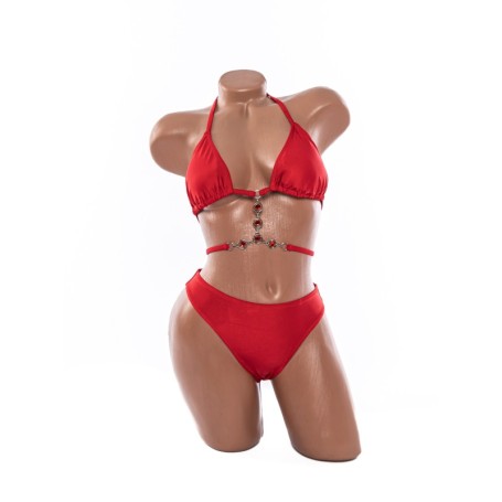 Costum de baie dama F116 ROSU | MEINA