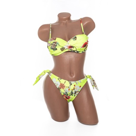 Costum de baie dama F550 VERDE NEON | MEINA
