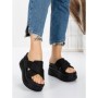 Papuci Dama cu Platforma 8325 BLACK | MEI