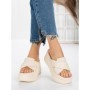 Papuci Dama cu Platforma 8325 BEIGE | MEI