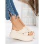 Papuci Dama cu Platforma 8325 BEIGE | MEI