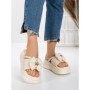 Papuci Dama cu Platforma 8570 BEIGE | MEI