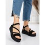 Sandale Dama cu Platforma 5HXS6 BLACK | MEI